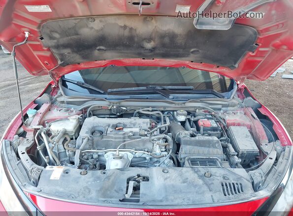 2HGFC2F85LH586089 2020 HONDA CIVIC Red Widok z tyłu
