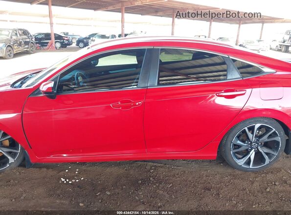 2HGFC2F85LH586089 2020 HONDA CIVIC Red Widok wnętrza 360 stopni