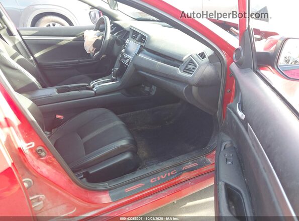 2HGFC2F88LH580822 2020 HONDA CIVIC Красный Вид салона спереди