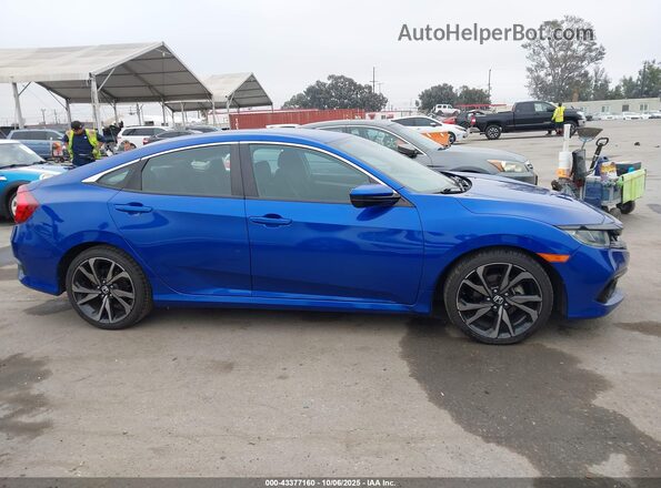 2HGFC2F89LH547215 2020 HONDA CIVIC Blue Սալոնի հետևի տեսք