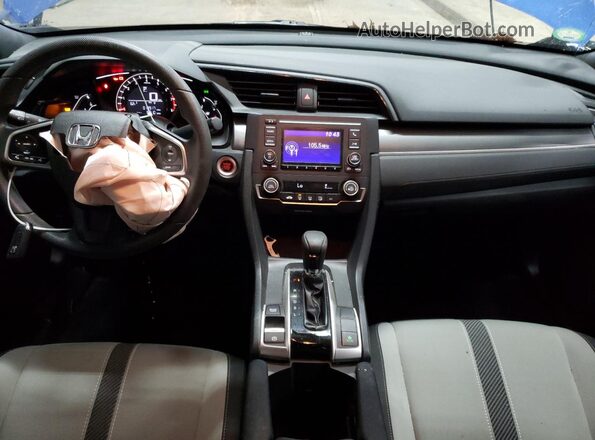 2HGFC4B01JH301140 2018 HONDA CIVIC Blue წინა პანელის ხედი
