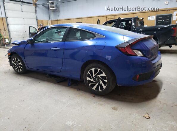 2HGFC4B01JH301140 2018 HONDA CIVIC Blue უკანა მარცხენა