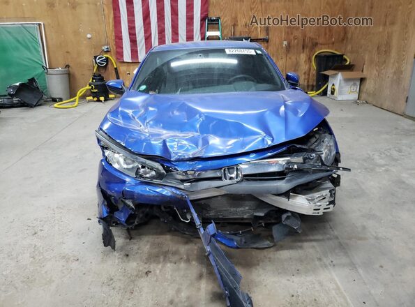 2HGFC4B01JH301140 2018 HONDA CIVIC Blue წინა ხედი