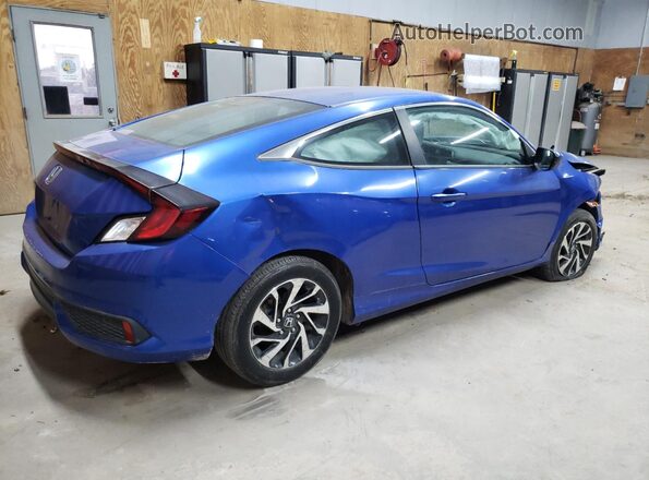2HGFC4B01JH301140 2018 HONDA CIVIC Blue უკანა მარჯვენა