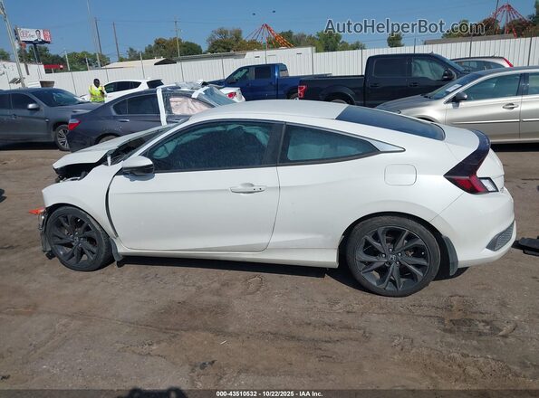 2HGFC4B81LH302331 2020 HONDA CIVIC White Vista interior trasera