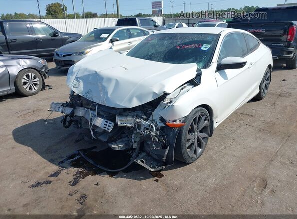 2HGFC4B81LH302331 2020 HONDA CIVIC White Vista frontal