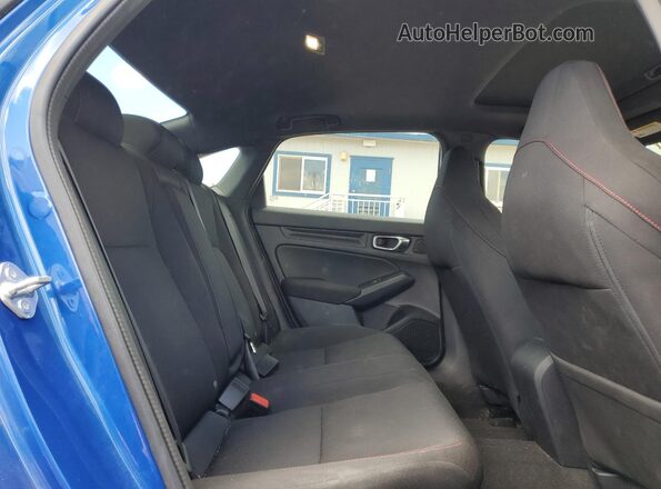 2HGFE1E59PH475370 2023 HONDA CIVIC Blue Vista de los asientos traseros