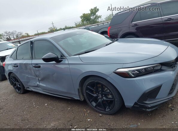 2HGFE1E5XNH475245 2022 HONDA CIVIC Синий Вид задней части салона