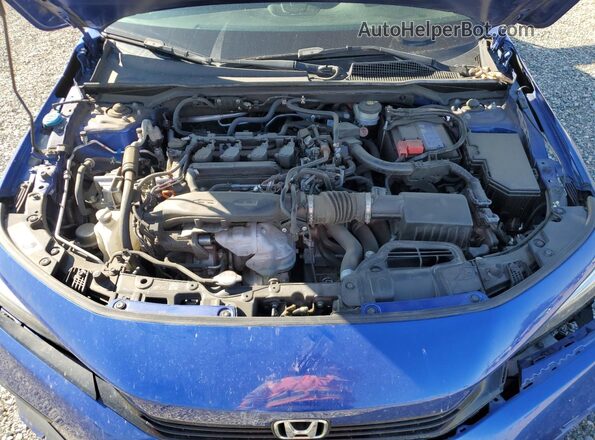 2HGFE1F71NH321328 2022 HONDA CIVIC Blue უკანა სალონის ხედი