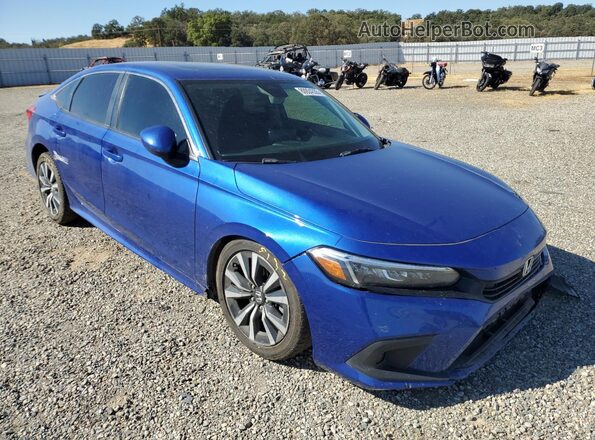 2HGFE1F71NH321328 2022 HONDA CIVIC Blue წინა მარჯვენა