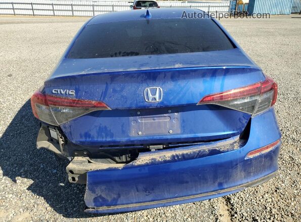 2HGFE1F71NH321328 2022 HONDA CIVIC Blue უკანა ხედი