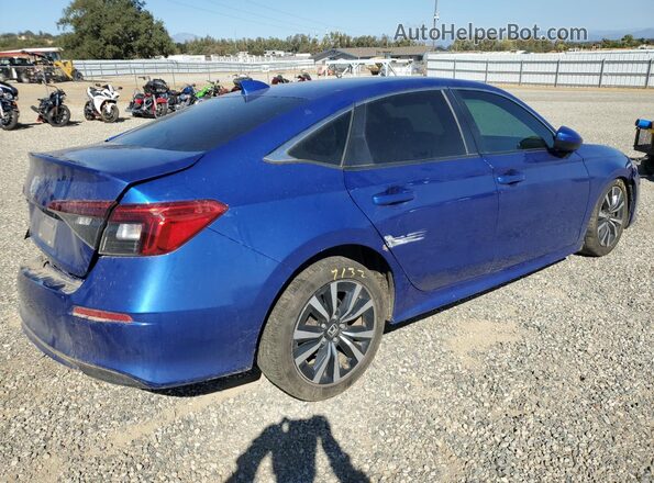 2HGFE1F71NH321328 2022 HONDA CIVIC Blue უკანა მარჯვენა