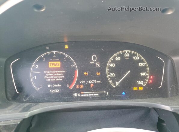 2HGFE1F71NH321328 2022 HONDA CIVIC Blue ხელსაწყოთა პანელის ხედი
