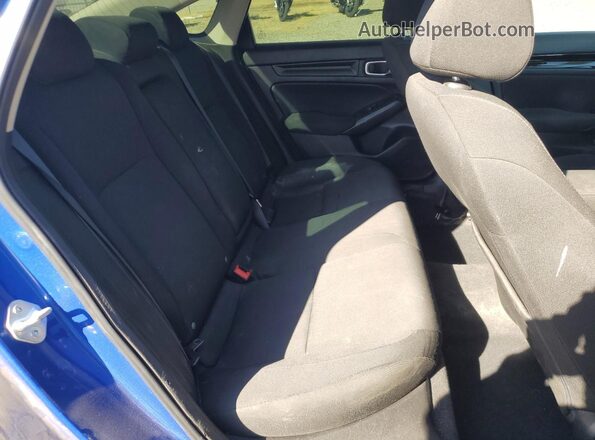 2HGFE1F71NH321328 2022 HONDA CIVIC Blue უკანა სავარძლების ხედი