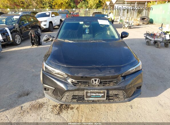 2HGFE1F74NH321128 2022 HONDA CIVIC Black Instrument cluster view