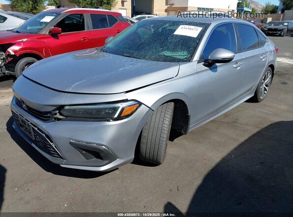 2HGFE1F90NH300939 2022 HONDA CIVIC Серебряный Передняя левая четверть