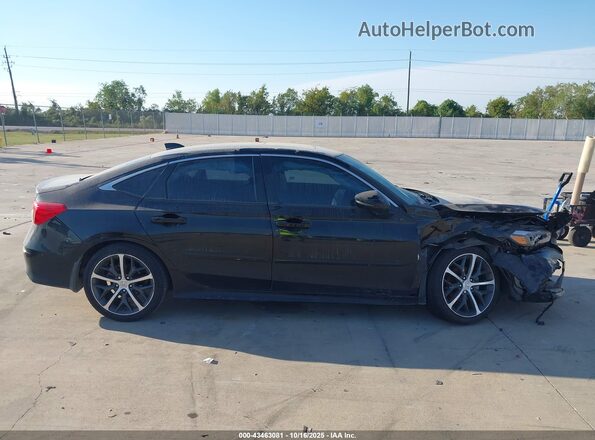 2HGFE1F94NH324788 2022 HONDA CIVIC Black Панорамний вид салону 360°