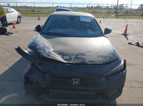 2HGFE1F94NH324788 2022 HONDA CIVIC Black Вид задньої частини салону