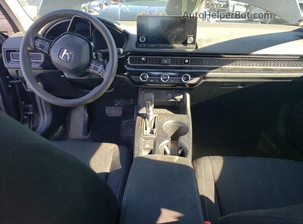 2HGFE2F28NH129852 2022 HONDA CIVIC Black წინა პანელის ხედი