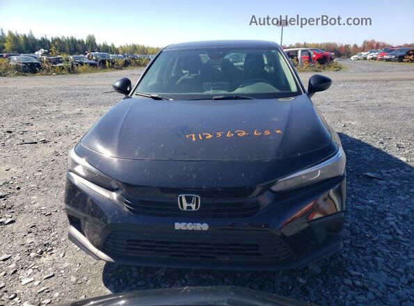 2HGFE2F28NH129852 2022 HONDA CIVIC Black წინა ხედი