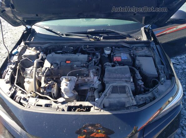 2HGFE2F28NH129852 2022 HONDA CIVIC Black უკანა სალონის ხედი
