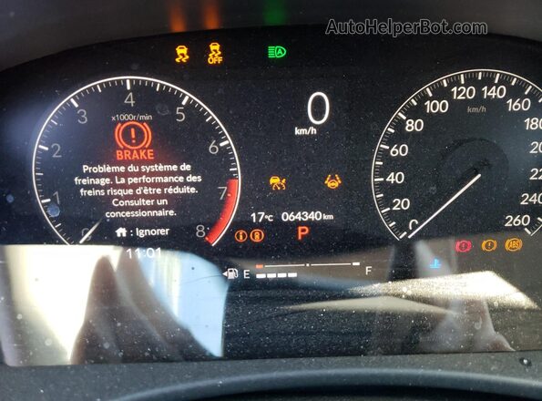 2HGFE2F28NH129852 2022 HONDA CIVIC Black ხელსაწყოთა პანელის ხედი