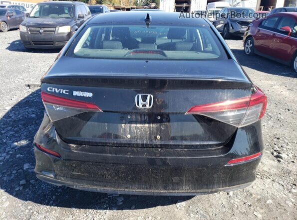 2HGFE2F28NH129852 2022 HONDA CIVIC Black უკანა ხედი