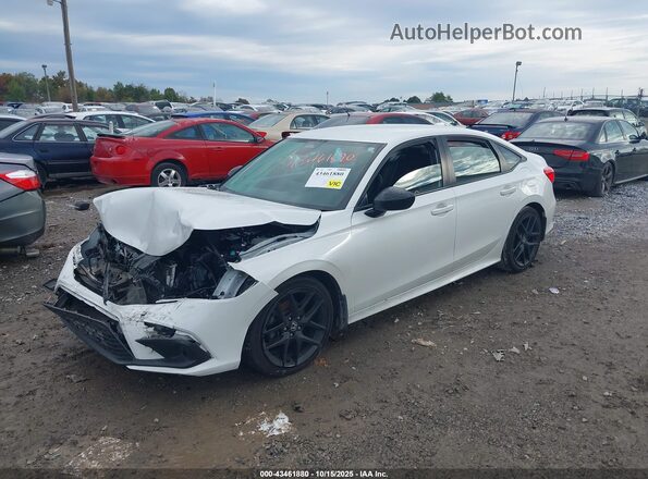 2HGFE2F50NH567856 2022 HONDA CIVIC Белый Передняя левая четверть