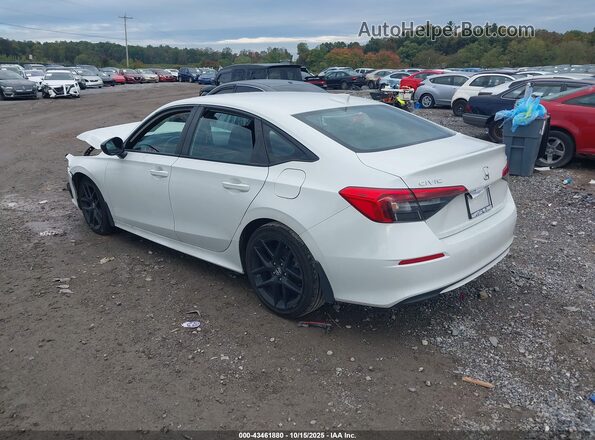 2HGFE2F50NH567856 2022 HONDA CIVIC Белый Задняя левая четверть