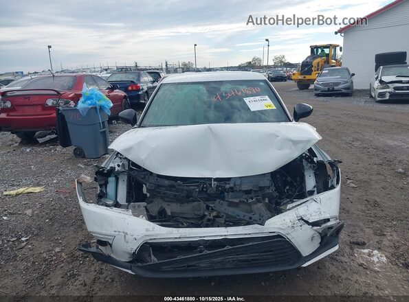 2HGFE2F50NH567856 2022 HONDA CIVIC Белый Вид щитка приборов