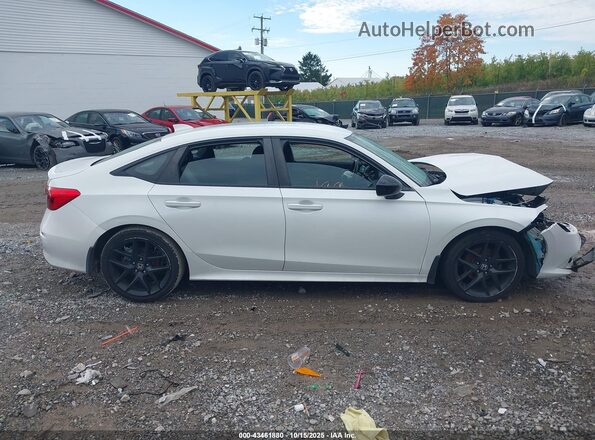 2HGFE2F50NH567856 2022 HONDA CIVIC Белый Вид задней части салона