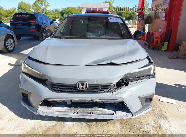 2HGFE2F50NH577481 2022 HONDA CIVIC Light Blue Rear interior view