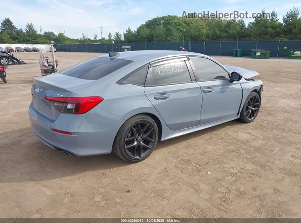 2HGFE2F50NH589727 2022 HONDA CIVIC Gray Հետևի աջ