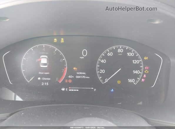 2HGFE2F50NH589727 2022 HONDA CIVIC Gray Հետևի նստատեղերի տեսք
