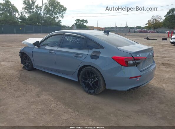 2HGFE2F50NH589727 2022 HONDA CIVIC Gray Հետևի ձախ