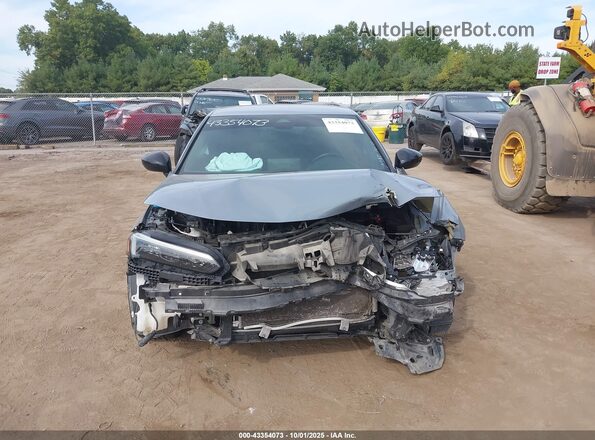 2HGFE2F50NH589727 2022 HONDA CIVIC Gray Սալոնի հետևի տեսք