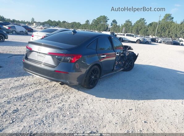 2HGFE2F51NH507181 2022 HONDA CIVIC Gray Задня права чверть