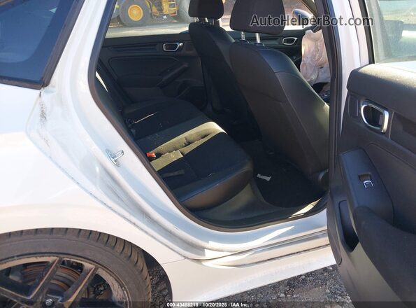 2HGFE2F51NH525941 2022 HONDA CIVIC White Widok naklejki z numerem VIN