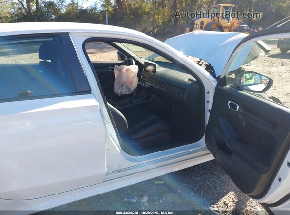 2HGFE2F51NH525941 2022 HONDA CIVIC White Widok wnętrza z przodu