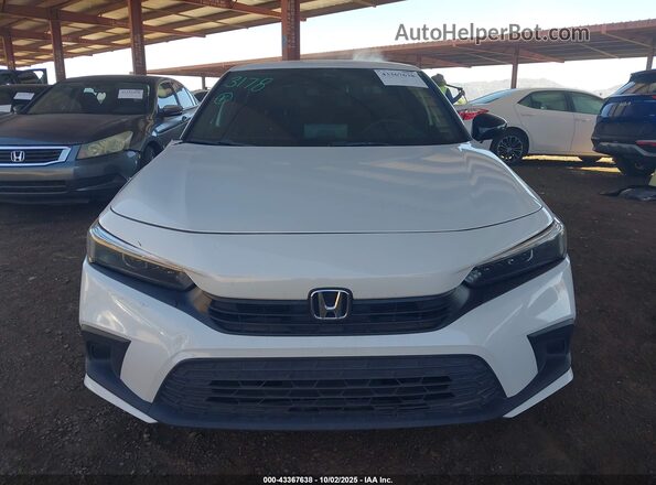 2HGFE2F51NH547969 2022 HONDA CIVIC White Սարքավորումների վահանակի տեսք