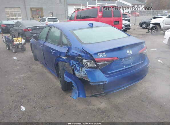 2HGFE2F51NH576176 2022 HONDA CIVIC Blue უკანა მარცხენა