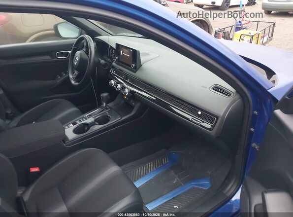 2HGFE2F51NH576176 2022 HONDA CIVIC Blue წინა სალონის ხედი