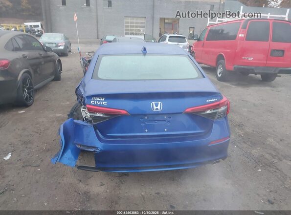 2HGFE2F51NH576176 2022 HONDA CIVIC Blue 