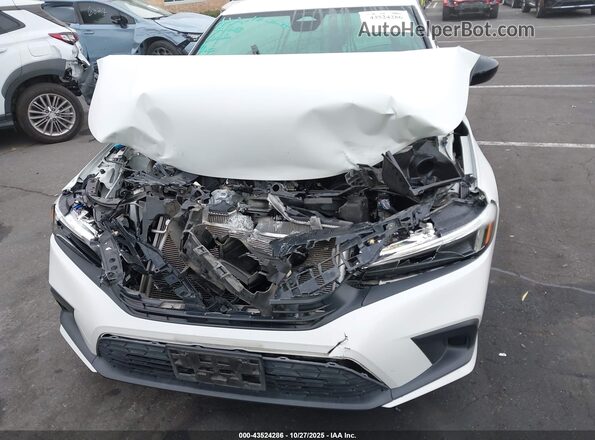 2HGFE2F52NH522319 2022 HONDA CIVIC White უკანა ხედი