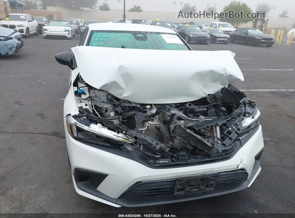 2HGFE2F52NH522319 2022 HONDA CIVIC White წინა ხედი