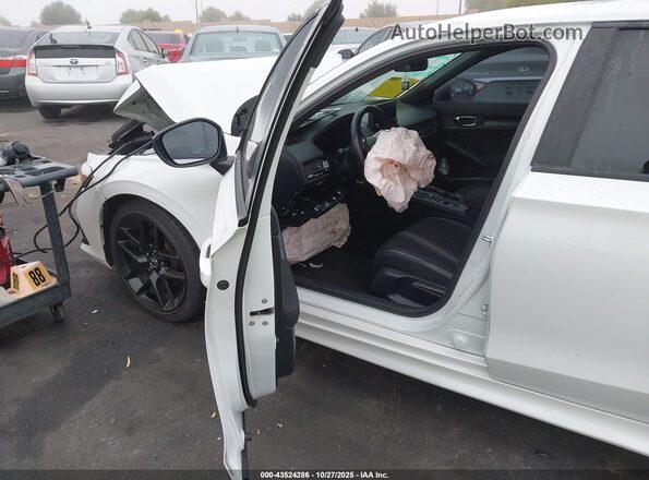 2HGFE2F52NH522319 2022 HONDA CIVIC White წინა სალონის ხედი