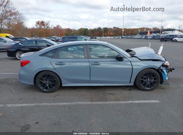 2HGFE2F52NH580382 2022 HONDA CIVIC Gray Vista interior trasera