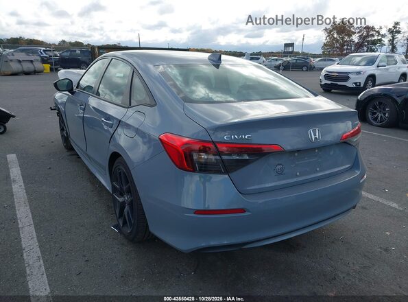 2HGFE2F52NH580382 2022 HONDA CIVIC Gray Trasero izquierdo
