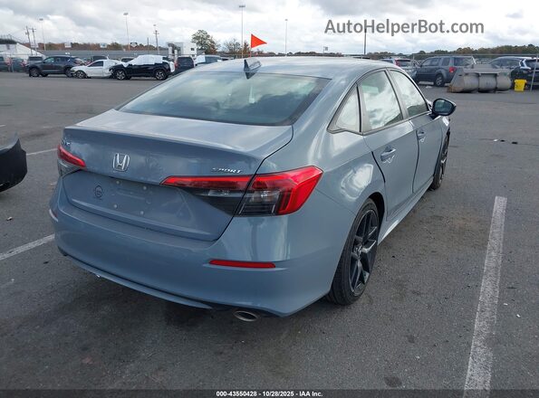 2HGFE2F52NH580382 2022 HONDA CIVIC Gray Trasero derecho