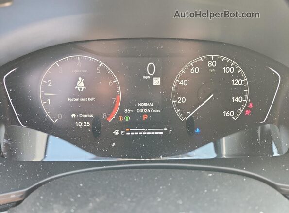 2HGFE2F52PH567859 2023 HONDA CIVIC White Սարքավորումների վահանակի տեսք